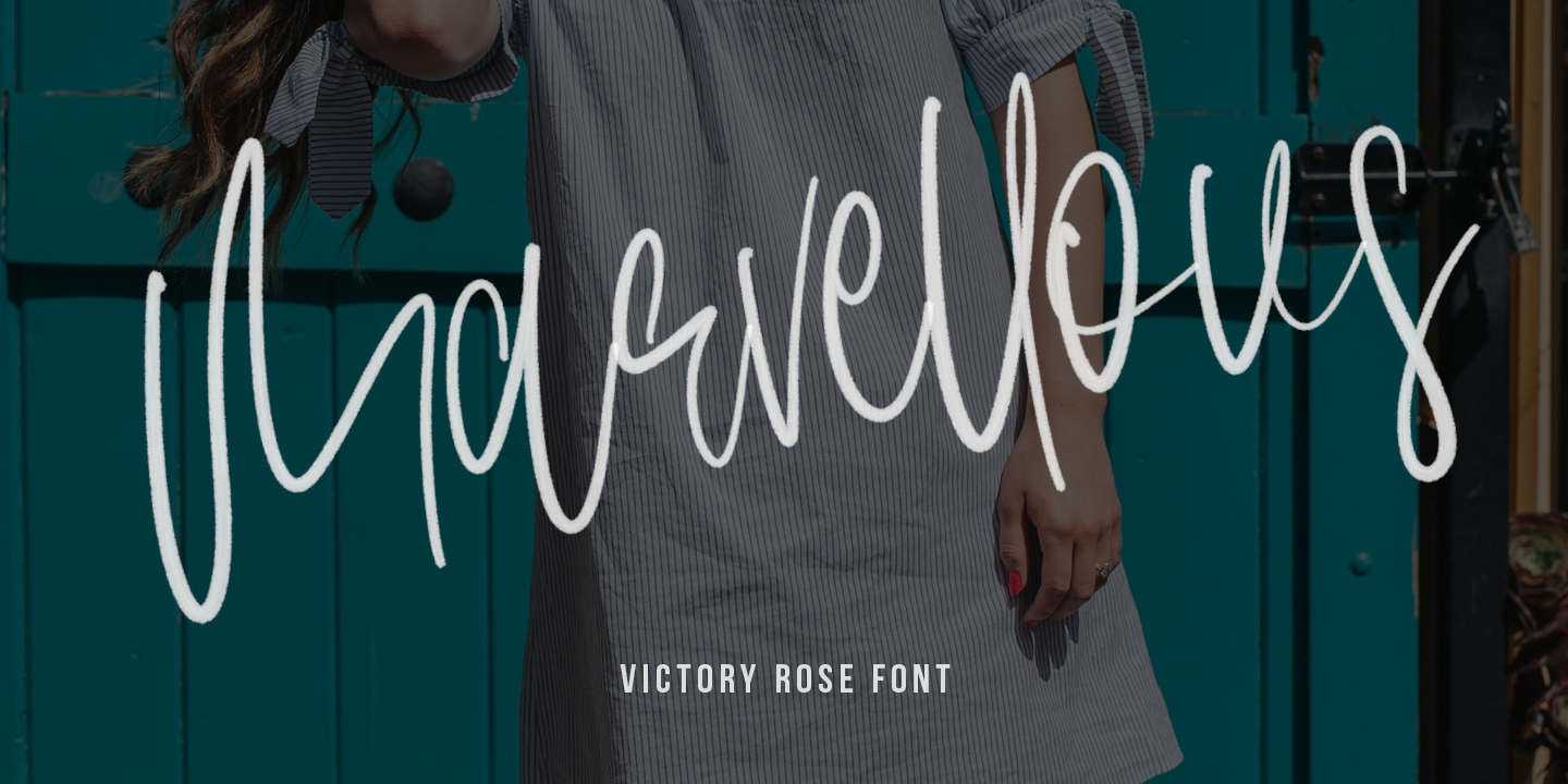 Victory Rose Font preview